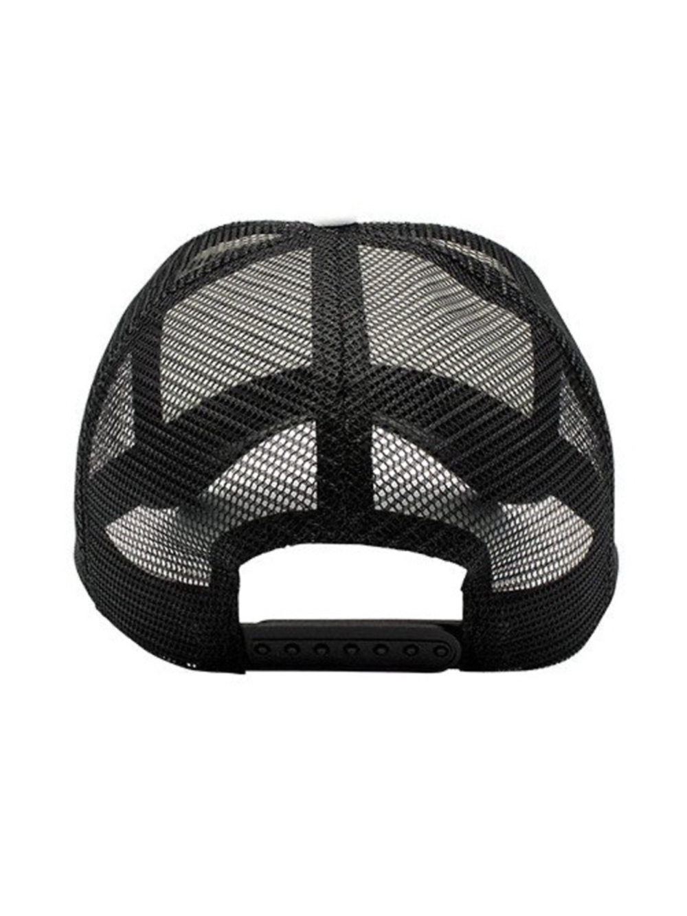 Rainbow Stripe Trucker Hat Blank Foam Mesh Snapback Cap White Black Adjustable - Picture 3 of 7